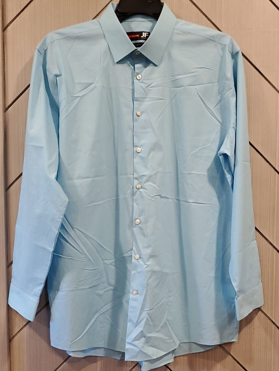 J.Ferrar Other - Men's Light Blue Dress Shirt with Spread Collar